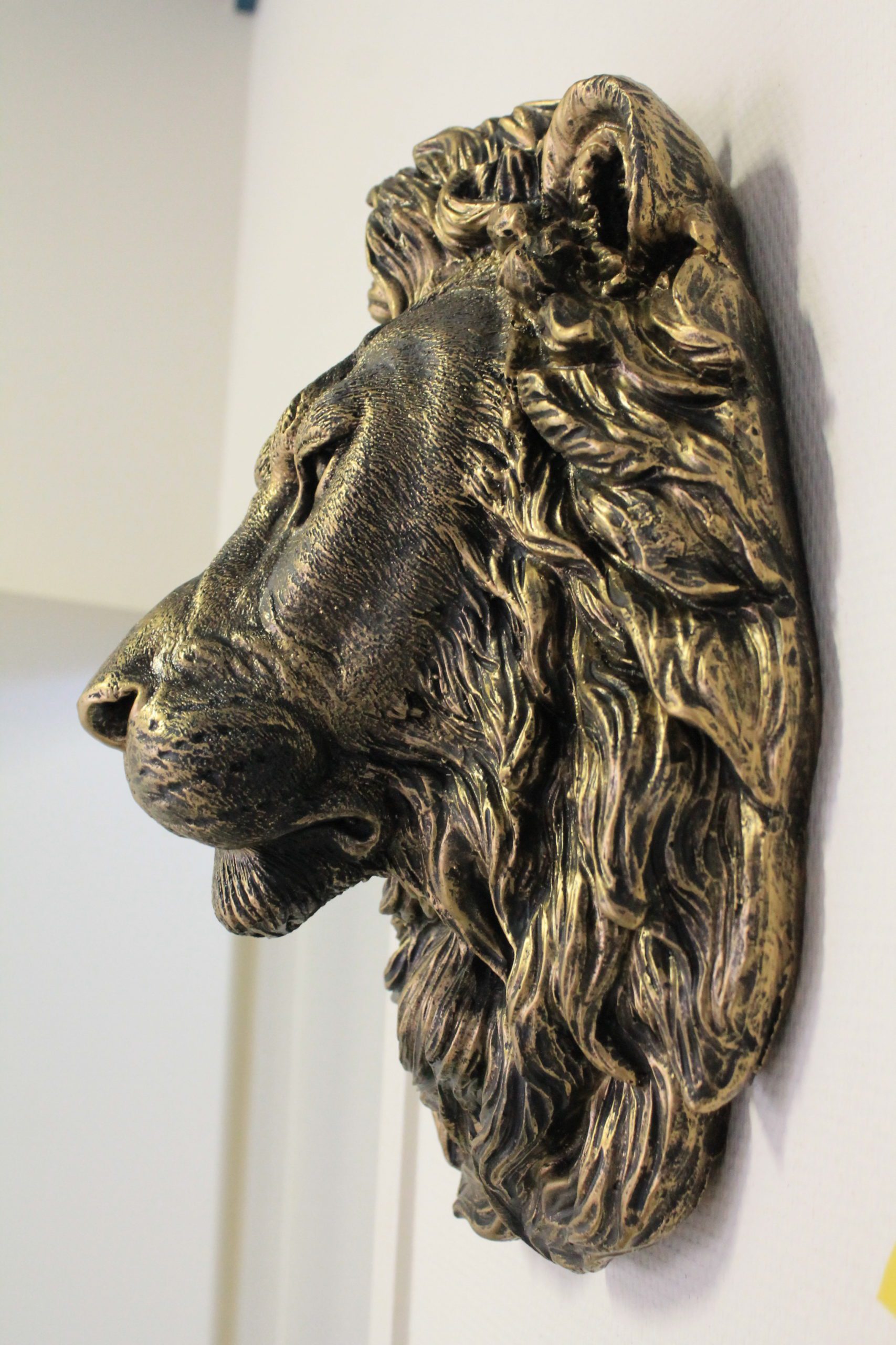 Leeuwenkop goud - Afbeelding 3