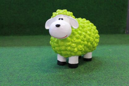 Mini lam met wol groen - Afbeelding 3