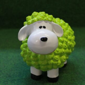 Mini lam met wol groen