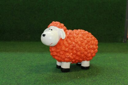 Mini lam met wol oranje - Afbeelding 4
