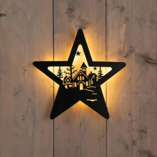 Muurhanger Ster Kerst 22 LED