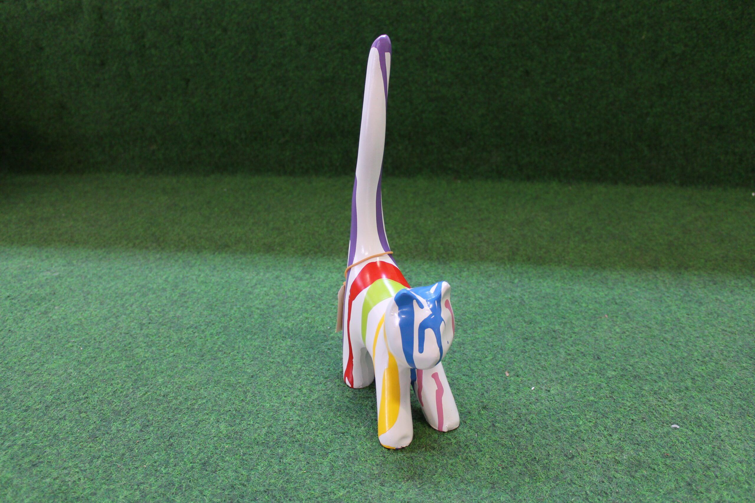 Poes wit met druppels klein