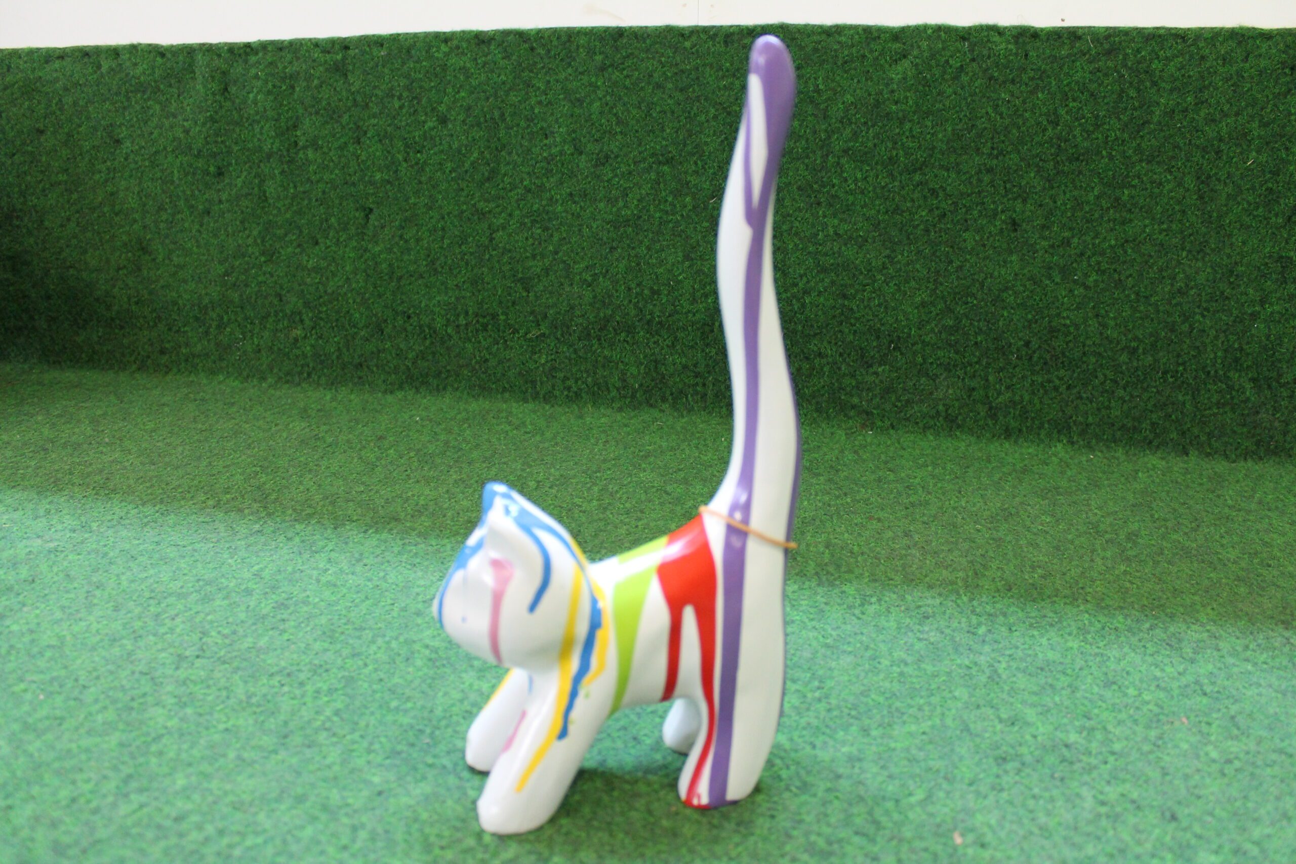 Poes wit met druppels klein - Afbeelding 3