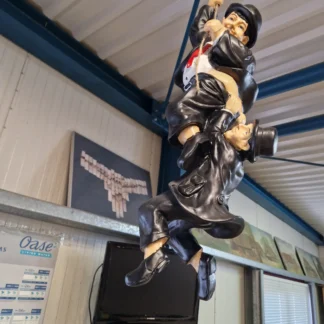 Laurel en Hardy klimmend