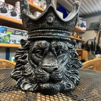 Bloempot Leeuwenkop Zilver klein